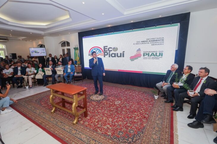 Governador Rafael Fonteles no lançamento do Eco Piauí