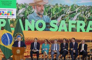 Lula anunciando o Plano Safra (Foto: Joédson Alves/ Agência Brasil)
