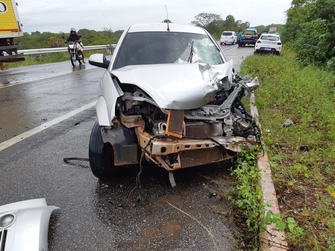O motorista teve apenas ferimentos leves