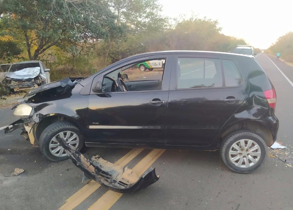 O veículo que era conduzido pelo idoso