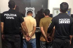 Os dois homens são acusados de participar de execuções em Luís Correia (Foto: PCPI)