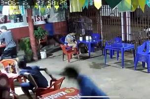 Pelo menos seis criminosos participaram da ação (Foto: Reprodução)