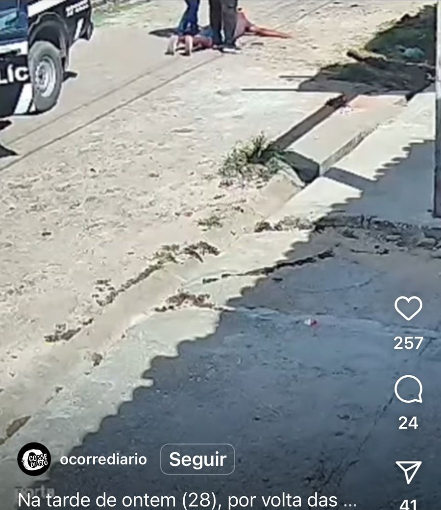 A forma grosseira e truculenta de policiais tratarem cidadãos da periferia. Por serem negros e pobres. E nada acontece
