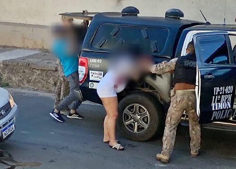 A mulher recebeu atendimento e não corre risco de vida