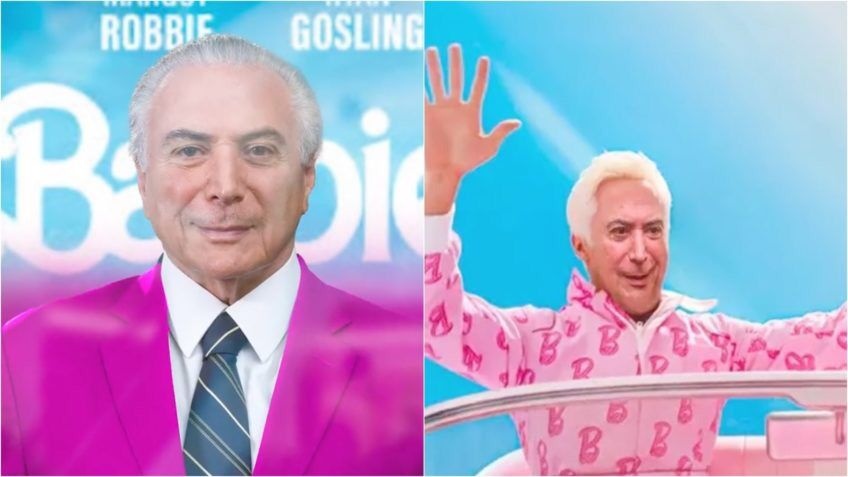 Até o ex-presidente Michel viveu seu dia de Barbie