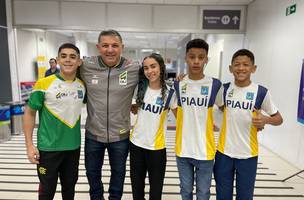 Atletas piauienses estão em Lima, no Peru, representando o Brasil (Foto: Divulgação)