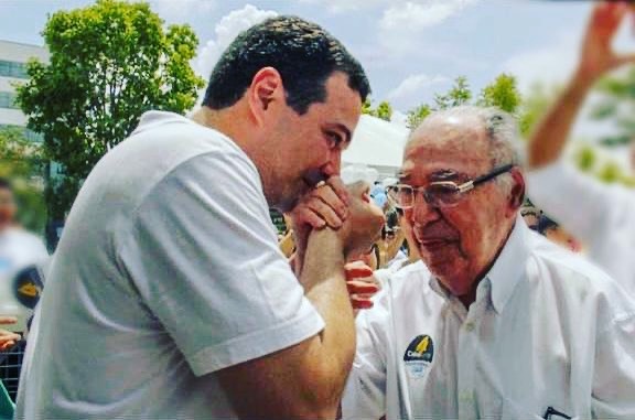 Celso Barros e o avô