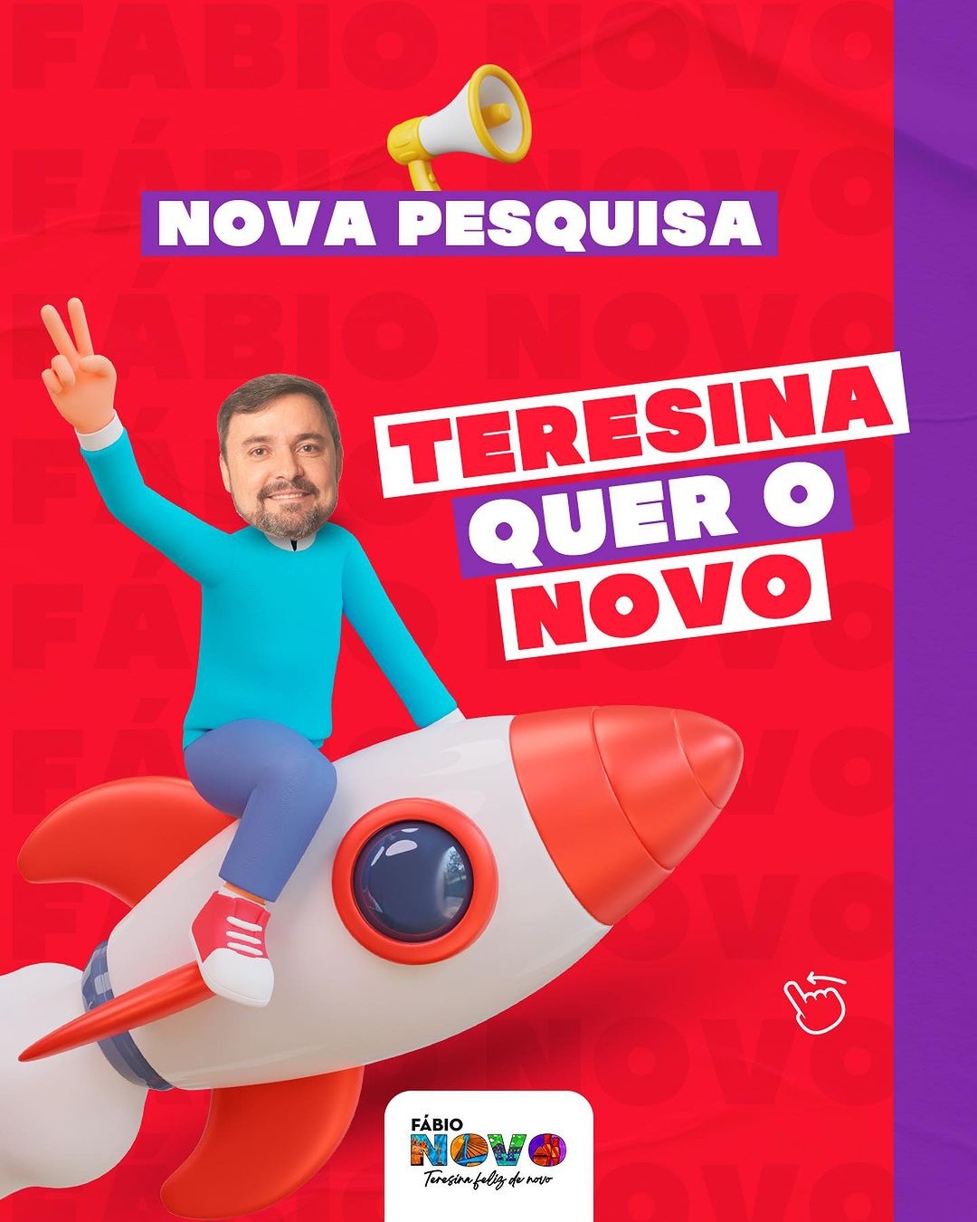 Fábio Novo já tem slogan para sua campanha de prefeito