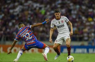 Flamengo se prepara para enfrentar o Fortaleza em busca da vice liderança no Brasileiro (Foto: Marcelo Cortes / CRF)