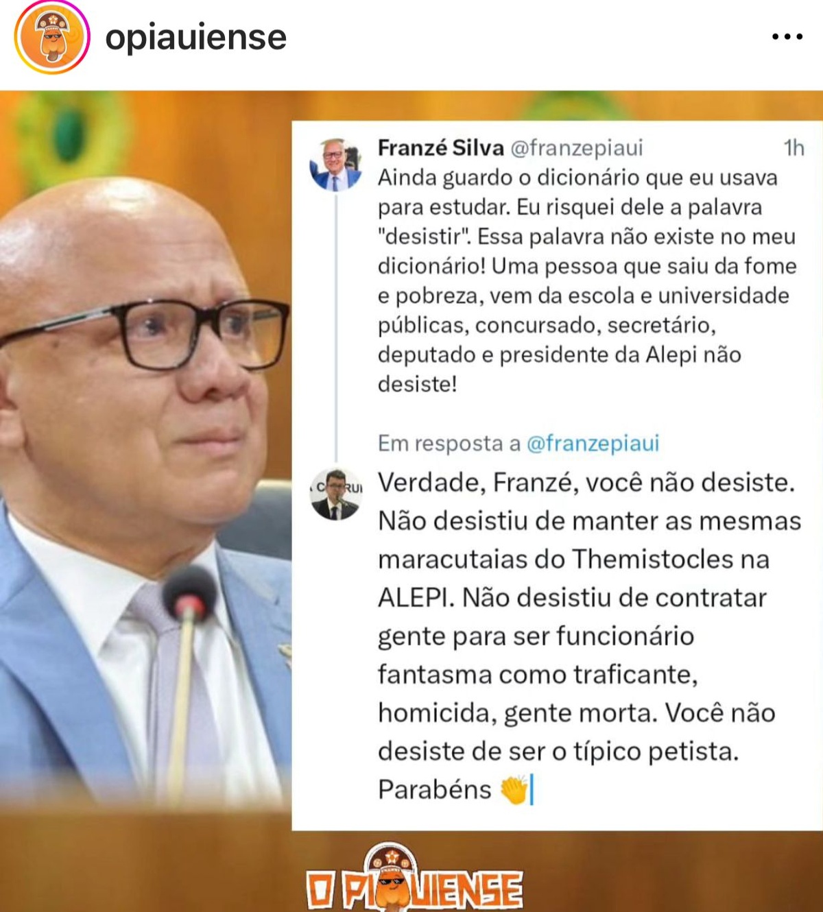 Franzé diz besteiras e Petrus o repreende