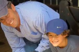 Garon e seu filho Kiko (Foto: Reprodução)