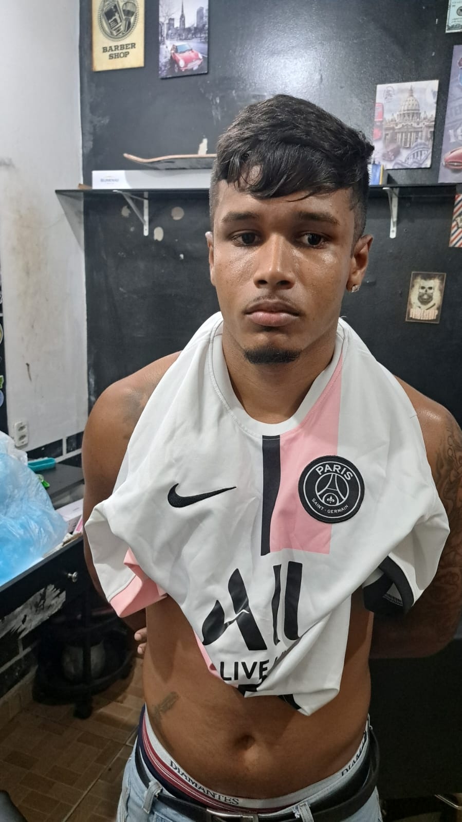 O autor dos disparos foi preso horas depois