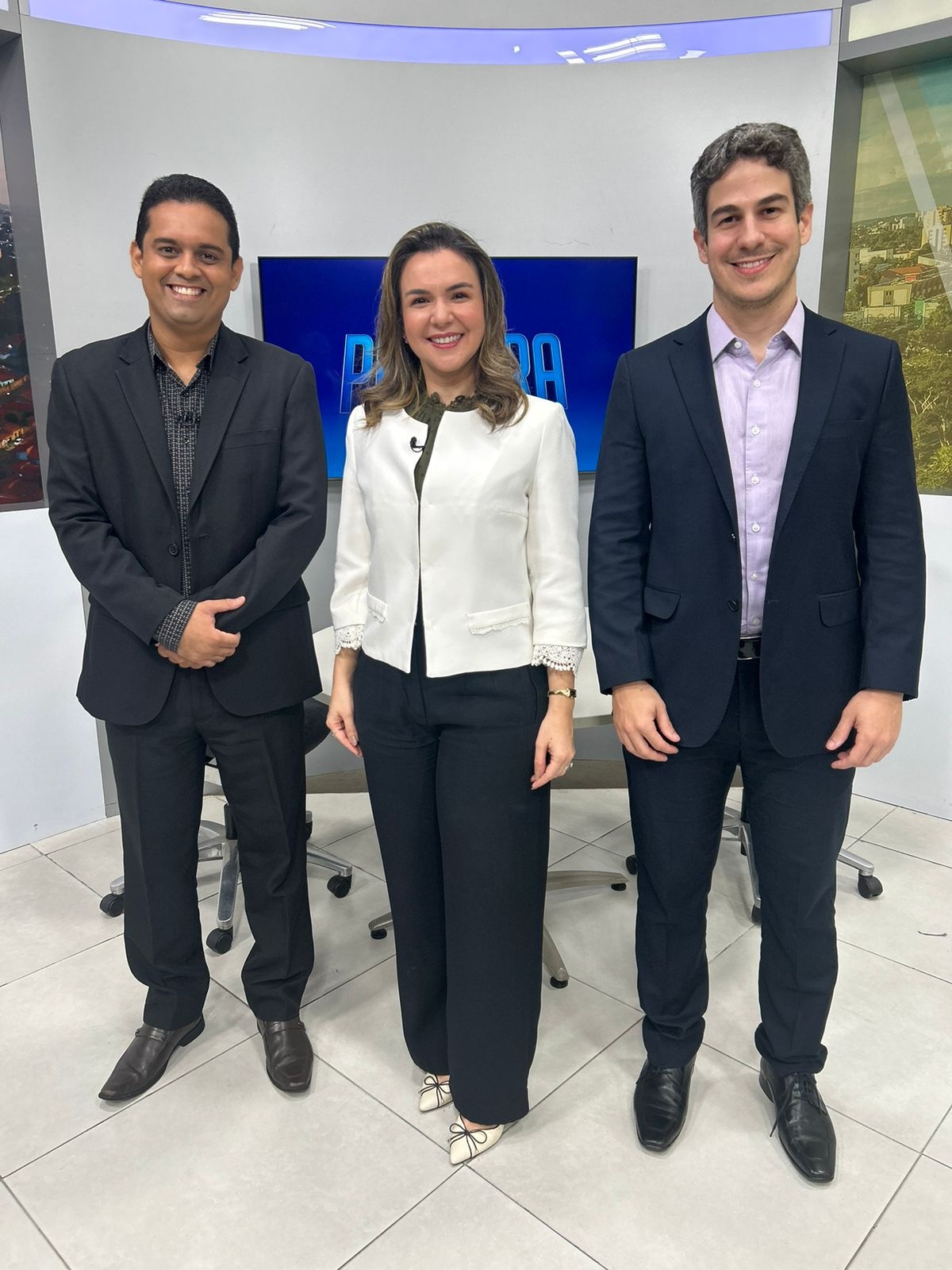 O presidente da Ajuspi, Felipe Lira Pádua, acompanhou a entrevista nos estúdios
