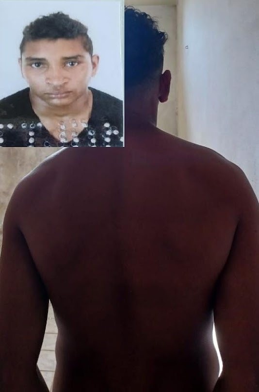 O suspeito foi detido ainda em flagrante