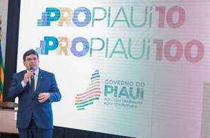 Rafael Fonteles no lançamento do novo PRO Piauí (Foto: Ascom)