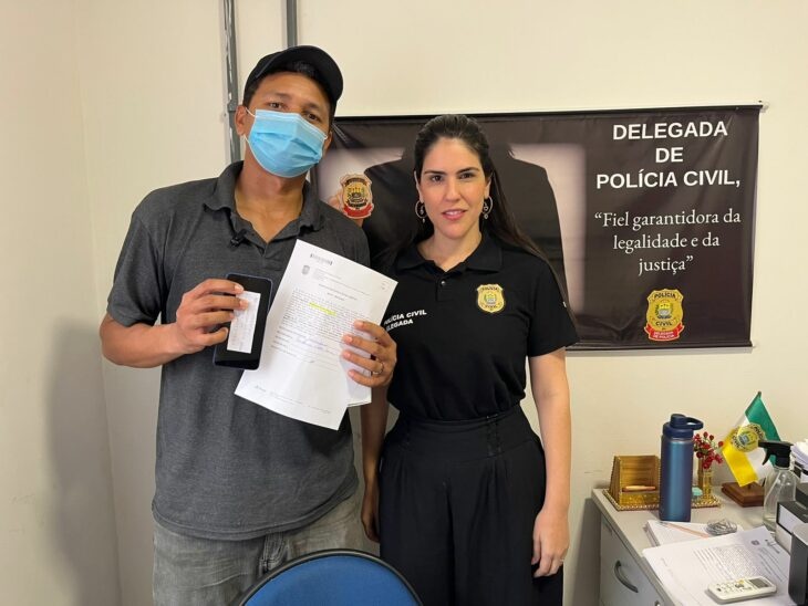 Randerson Vitor Sousa foi um dos convocados para receber de volta seu aparelho