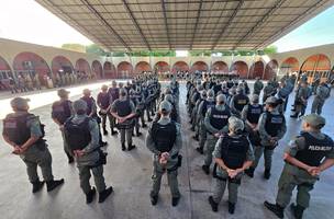 Solenidade da Polícia Militar (Foto: Reprodução/Instagram)