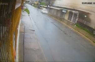 Vídeo flagra desabamento em Recife (Foto: Reprodução)