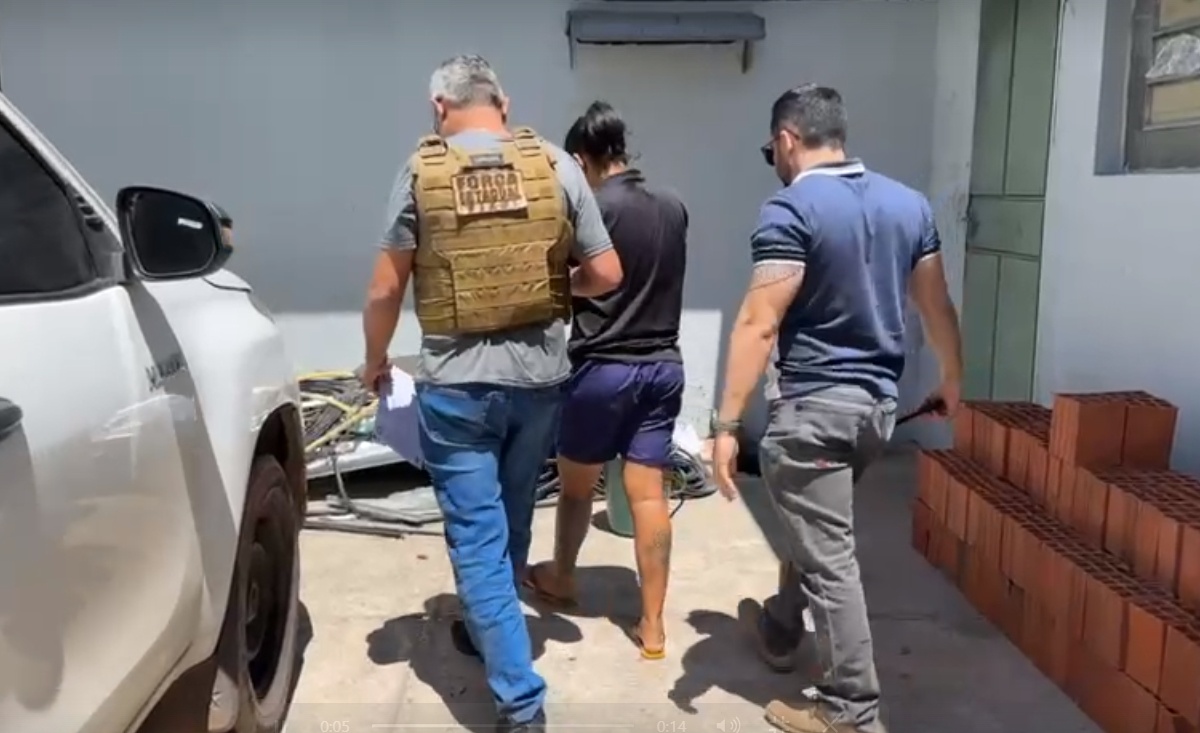 A mulher foi detida pela Polícia Civil após o ato