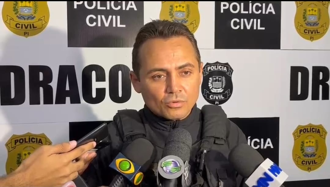 Delegado e coordenador de operações do DRACO, Charles Pessoas