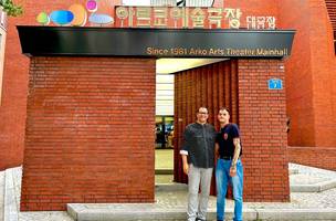 Elder Fraga e Marcos Abranches convidados para a Korea Dance Festival (Foto: Ascom)
