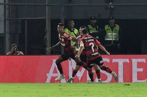 Flamengo x Olimpia (Foto: Conmebol)