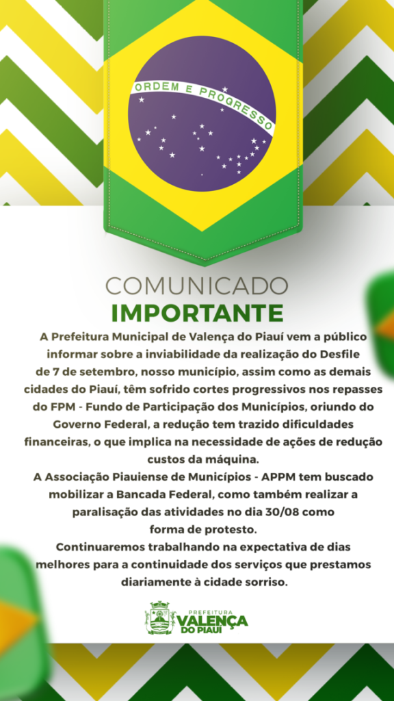 Nota, Prefeitura de Valença