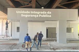 Posto da Unidade quando ainda estava em obras (Foto: Reprodução/Internet)
