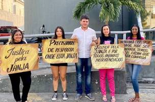 Protetores de animais pedem justiça pela cadelinha Janja (Foto: Redes Sociais)