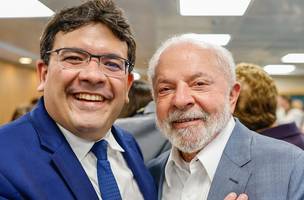 Rafael Fonteles e Lula no lançamento do novo PAC (Foto: Reprodução)