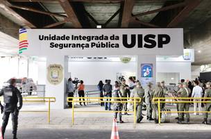 Unidade Integrada de Segurança, sob a Ponte Juscelino Kubitschek (Foto: SSP-PI)