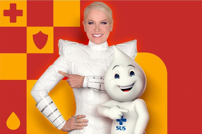 Xuxa se une ao Zé Gotinha em campanha em prol da atualização vacinal