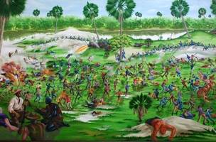 Alegoria da Batalha do Jenipapo (Foto: Reprodução)