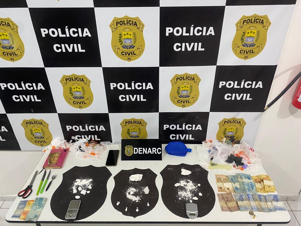 Alguns itens apreendidos em ações da operação