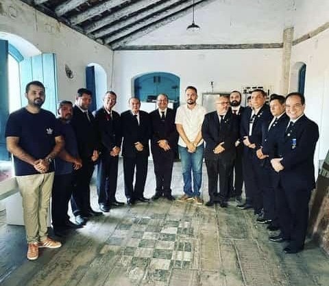 Aqui os maçons na Casa Grande de Simplicio Dias, um legado histórico que Mao Santa cede sem autorização da Câmara de Vereadores