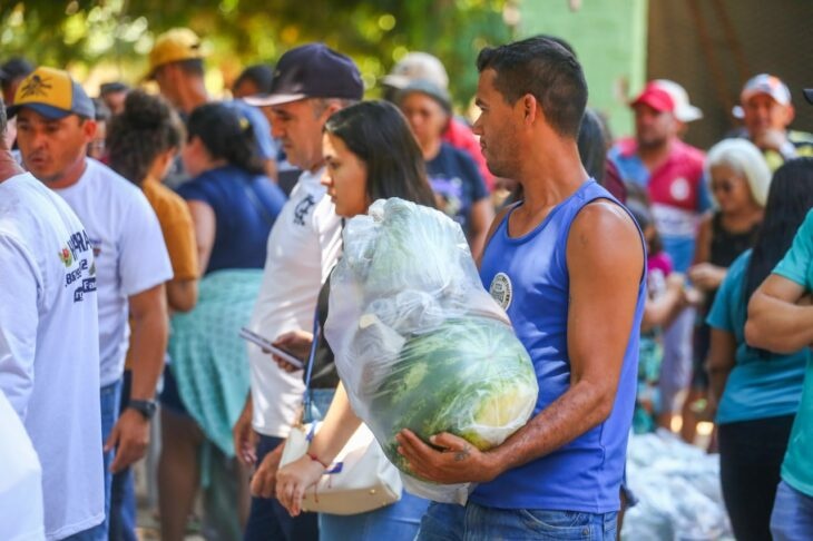 Distribuição de alimento