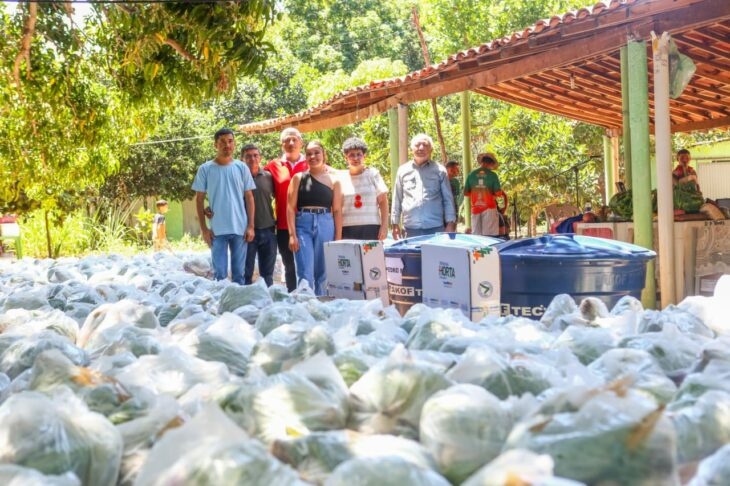 Distribuição de alimento