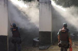 Foco de Incêncio na Uespi (Foto: Reprodução/Internet)