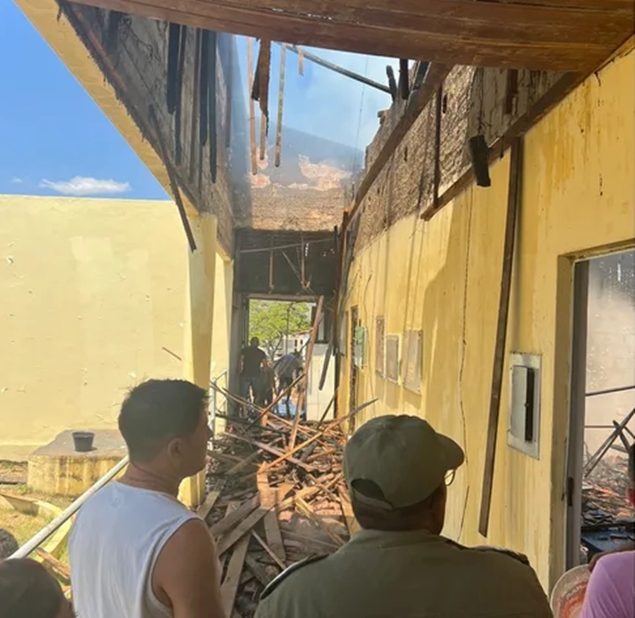 Incêndio na Uespi em Uruçuí