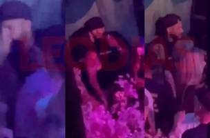 Neymar flagrado com duas moças na Espanha (Foto: Reprodução/Internet)