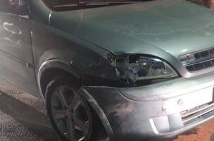 O homem foi capturado depois de colidir com um carro descaracterizado da polícia (Foto: SSP-PI)