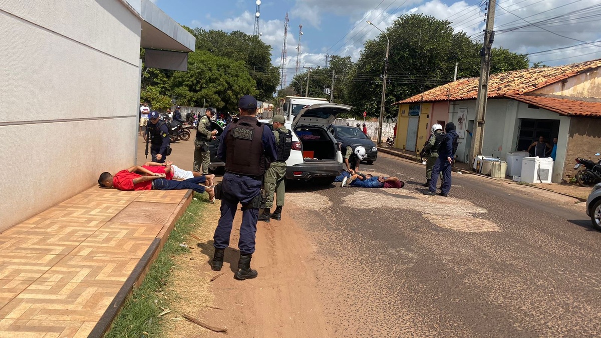 Os criminosos foram pegos em José de Freitas