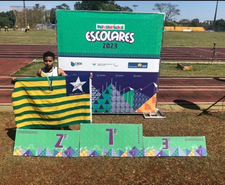 Pedro Lucas trouxe a medalha de Prata no arremesso de peso