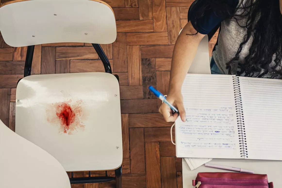 Pobreza menstrual na escola