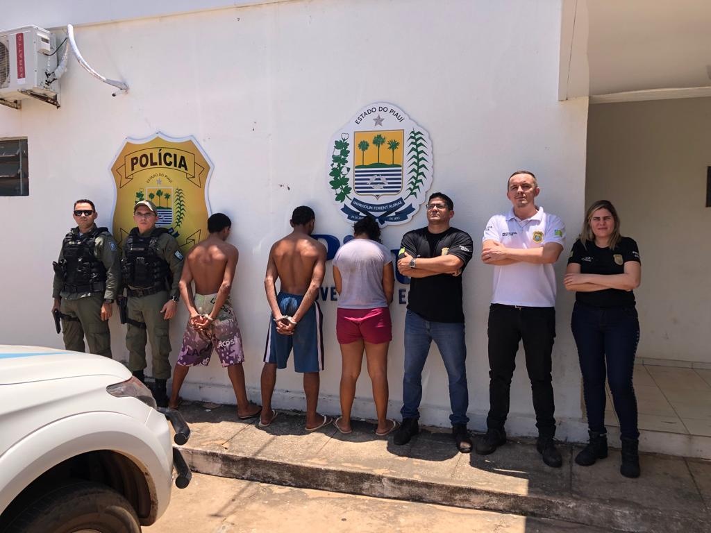 Presos em flagrante por tráfico