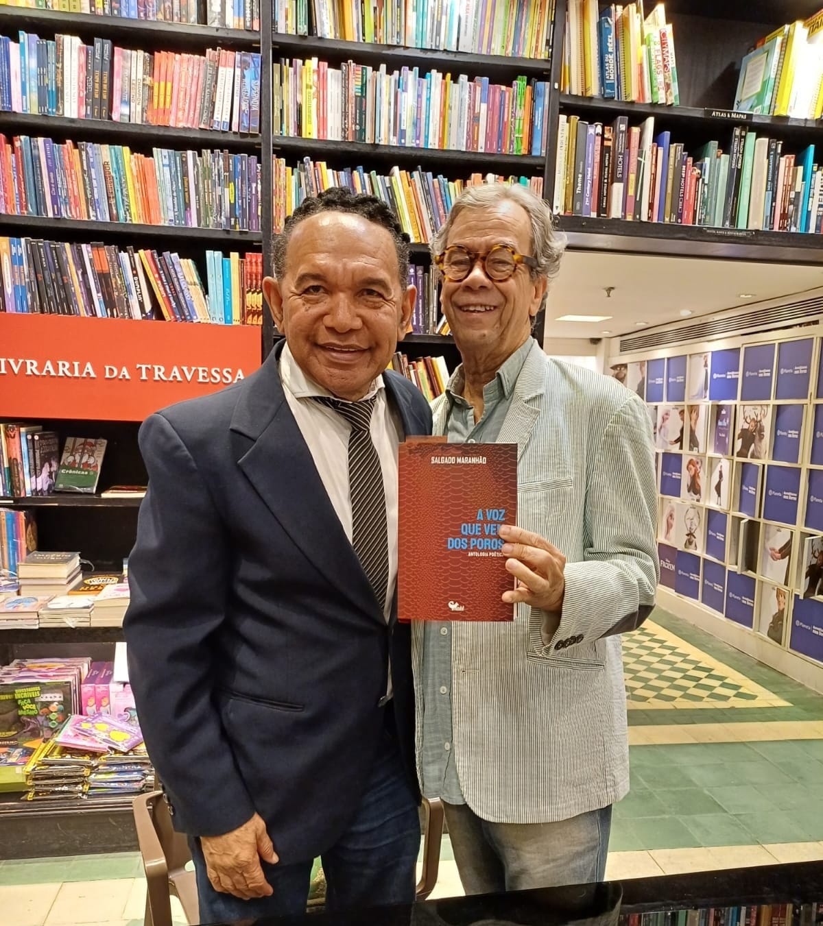 Salgado em lançamento de livro no Rio
