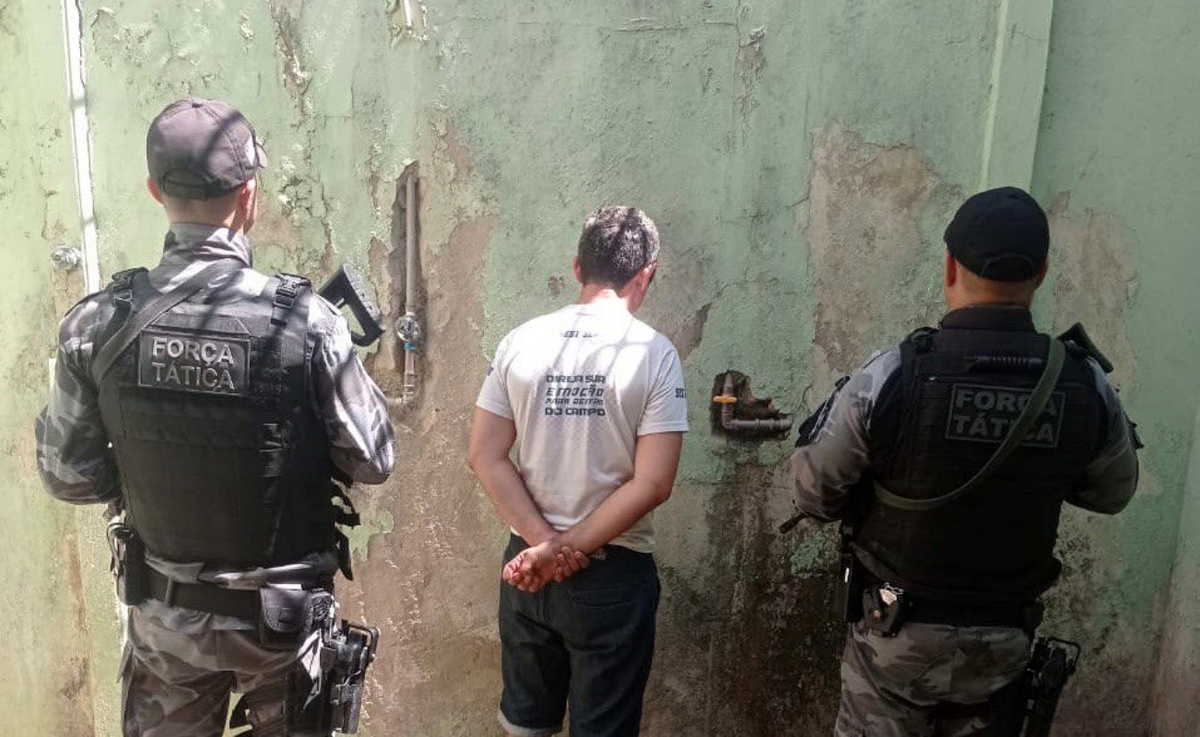Suspeito de cometer o crime