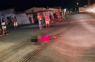 Travesti executada (Foto: SSP-PI)