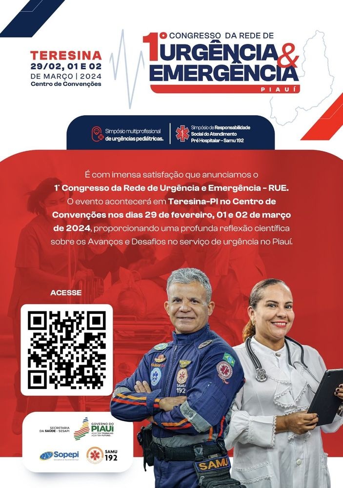 1° Congresso da Rede de Urgência e Emergência