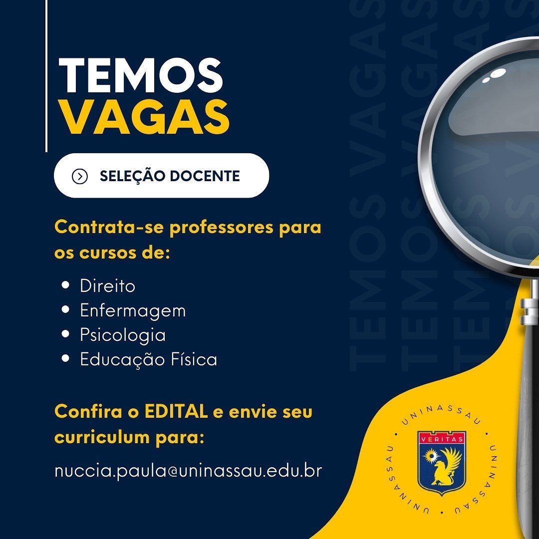 Confira as vagas disponíveis
